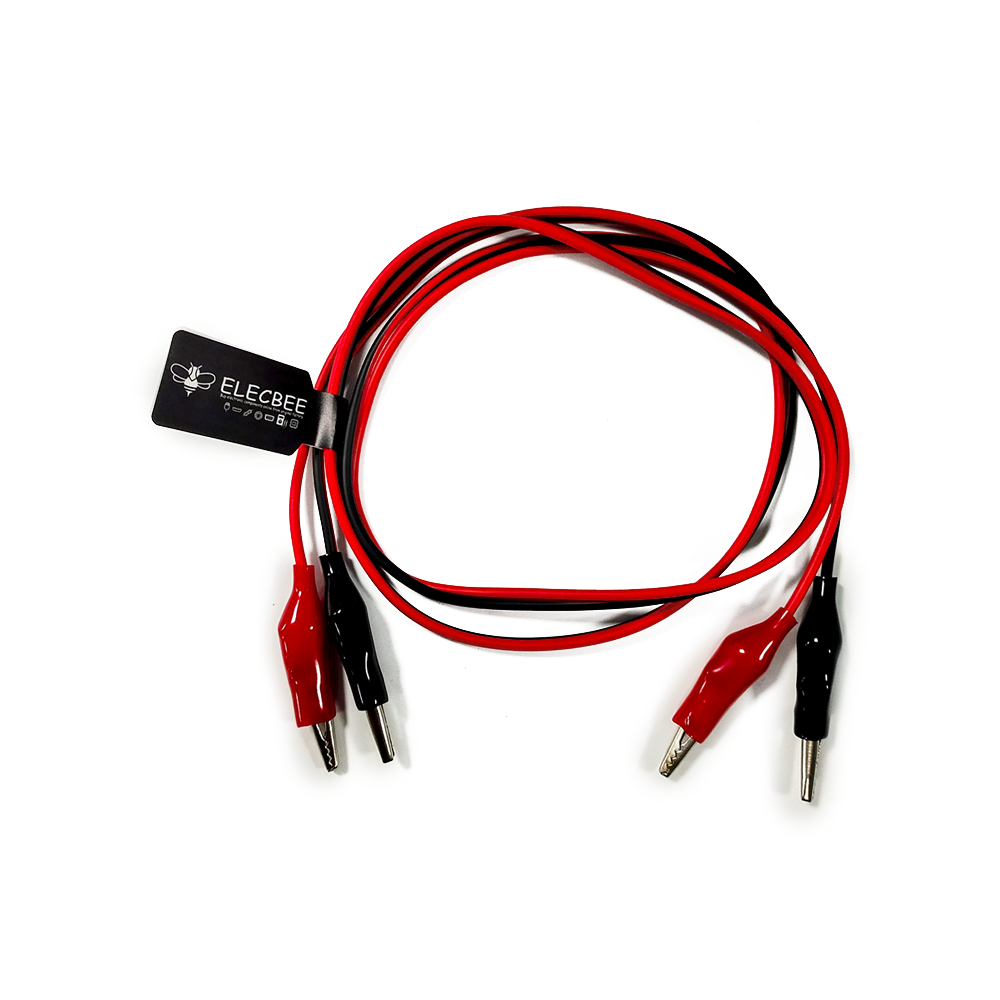 Elecbee Alligator Clip Test Cable Double End 1 meter